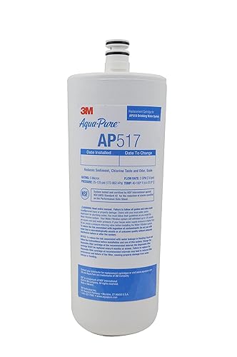 Miniatura 1 de 3M Aqua-Pure Cartucho de filtro de repuesto para debajo del fregadero modelo AP517 paquete de 1