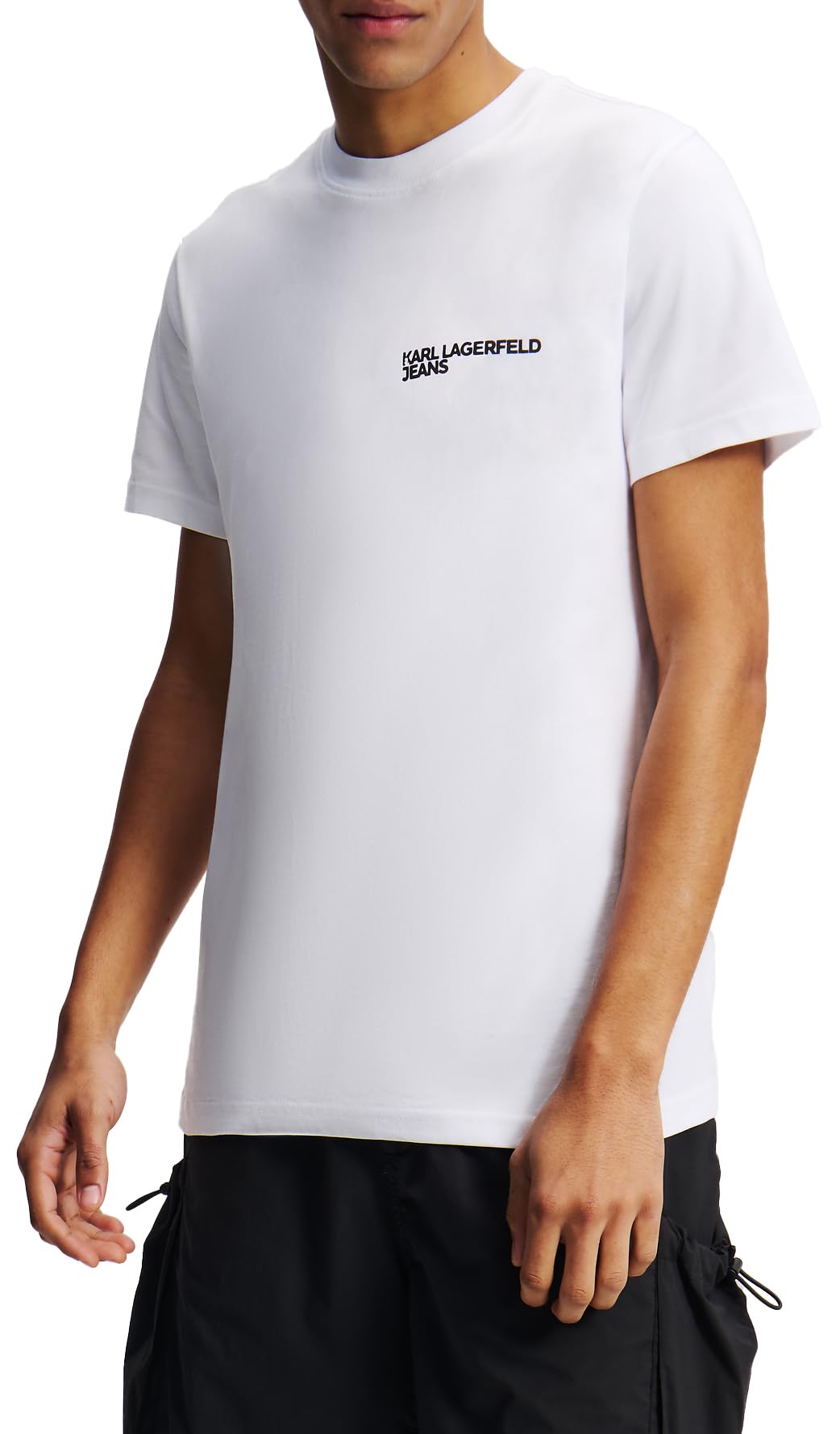 Karl Lagerfeld Jeans, Herren, Schlankes Kurzarm-Essential-Logo-T-Shirt, Slim Fit