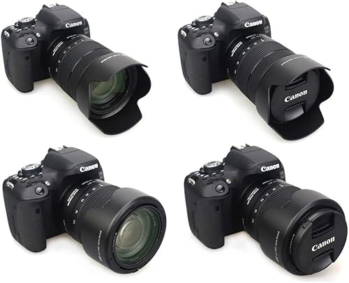 Miniatura 25 de JJC Protector de parasol de lente dedicado para Canon RF 3.937-15.748 in F5.6-8 es USM y EF 2.756-11.811 in f/4-5.6 is II USM Sustituye Canon ET-74B