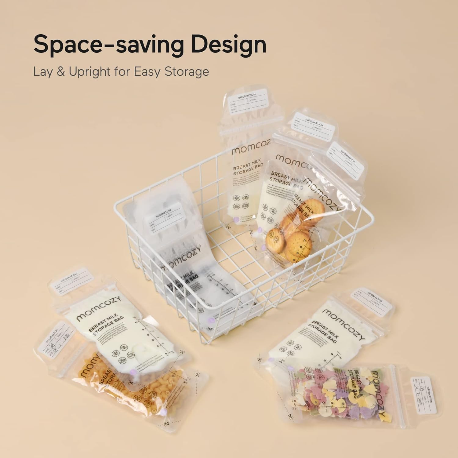 Buy Momcozy Breastmilk Storing Bags, TempSensing Discoloration Milk