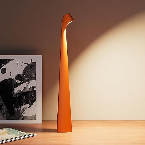 Lámpara de mesa LED portátil de 3 niveles de brillo, batería recargable de hasta 48 horas de uso, luz nocturna para guardería, lámpara de mesita de