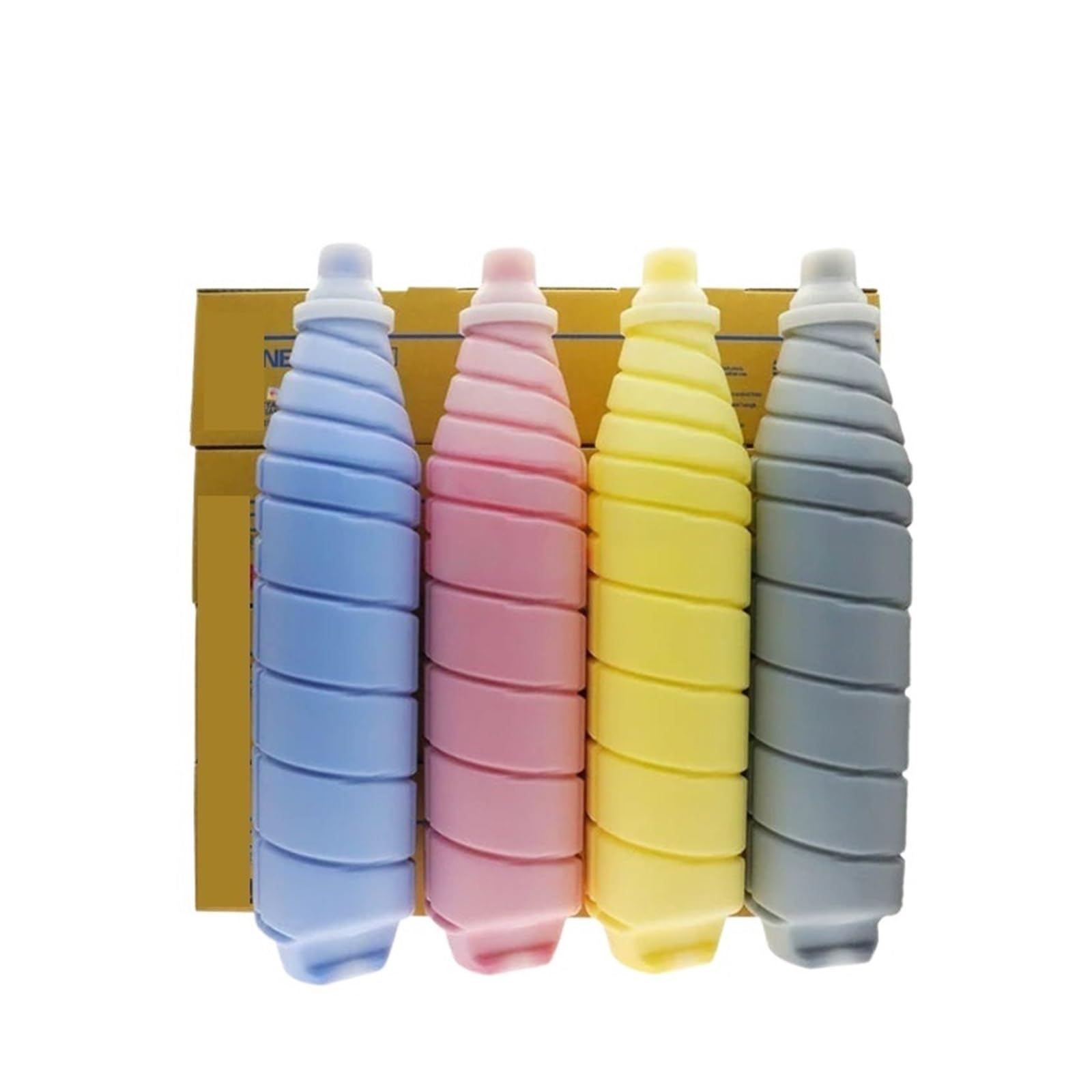 Compatible for Konica Minolta, 4PC TN622 Toner Cartridge for Bizhub Press C1085 C1100 C6085 C6100, 1500g BK 1400g CMY