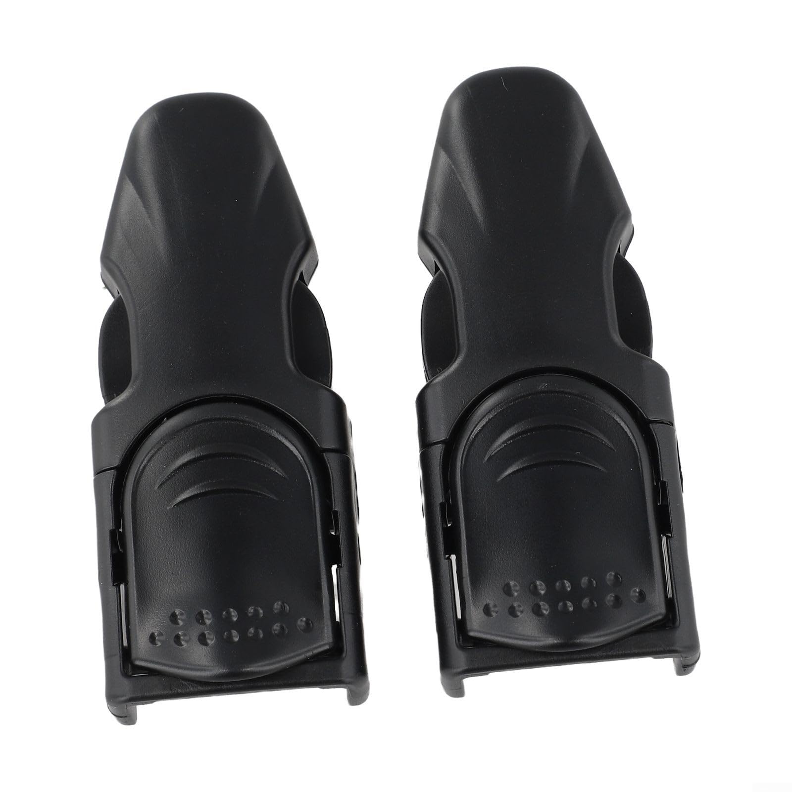 2 fibbie di ricambio a sgancio rapido per cinghie per pinne da immersione, adatte per la maggior parte delle pinne da nuoto e da immersione, materiale plastico (B)