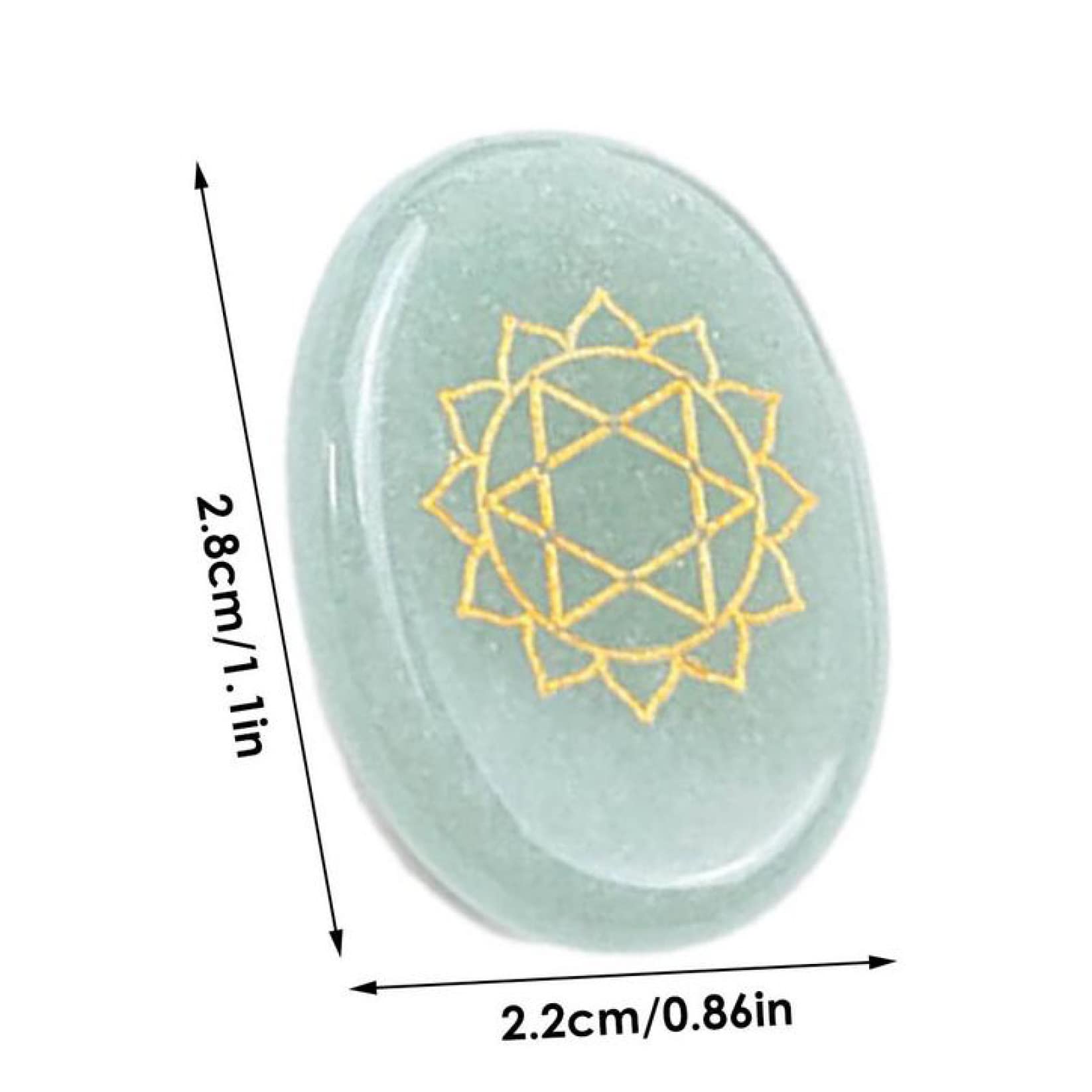 Cristales y Piedras curativas Cuarzo Natural Símbolo Piedra Cristal 7 Juego de Piedras for Yoga Decoración del hogar Regalos espirituales Inicio Colecciones