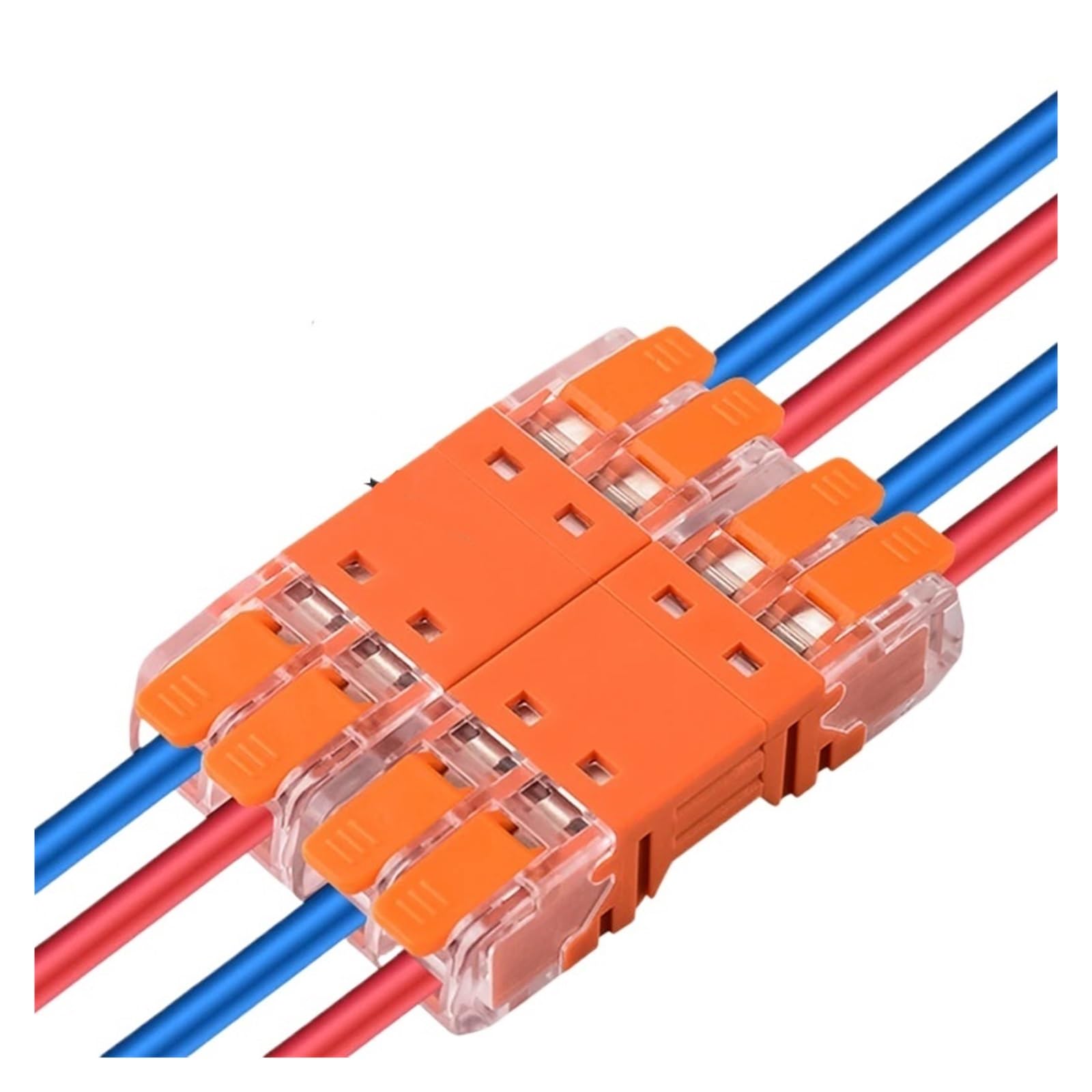Conectores de cable de empalme de palanca rápida, 5 uds., 2/3/4 pines CMK642, terminales macho hembra enchufables compactos, bloques universales(CMK644)