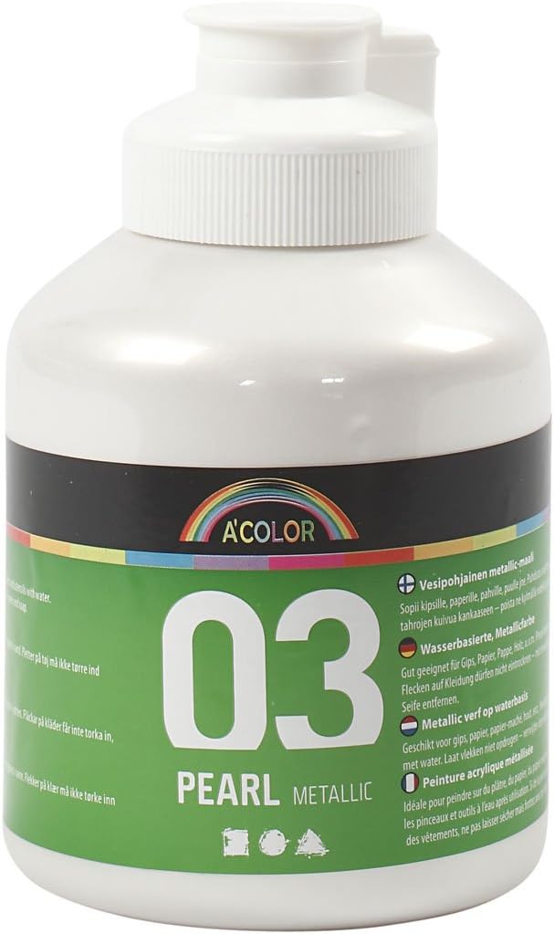 A-Color32202 Acrylic Paint, white, 500 ml