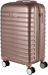 Mala de Viagem 32KG ABS Com Rodas Giratórias (Rosé)