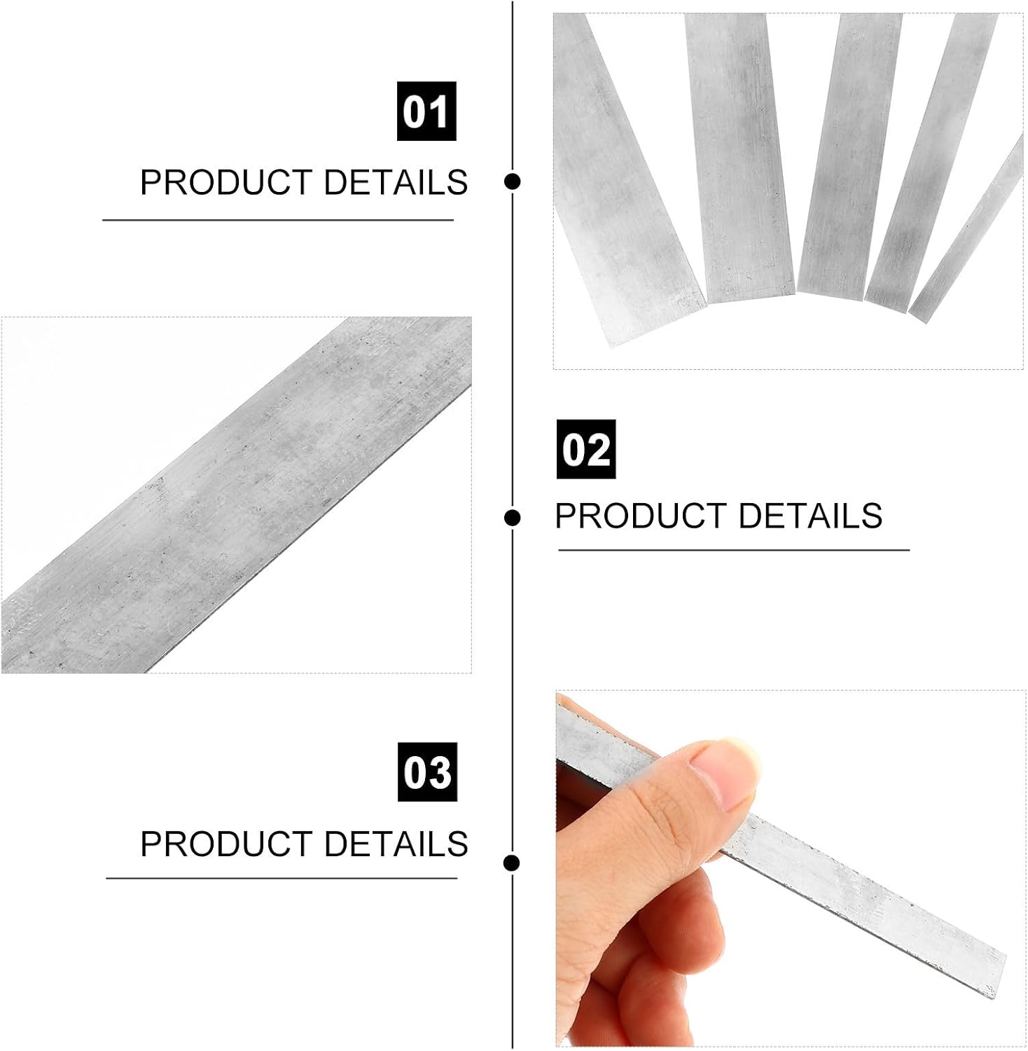 Veemoon 5pcs Cabinet Scraper Tool for Woodworking with Wear-resistant Manganese Steel, High-strength and Flexible Sanding Tool for Polishing Wooden Furniture, for Carpenters