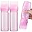 Pimoys 2 Pack Root Comb Applicator Bottle, 6 Ounce Oil Applicator for Hair Dye, Hair Oiling Applicator Hair Coloring Brush Bottle with Graduated Scale
