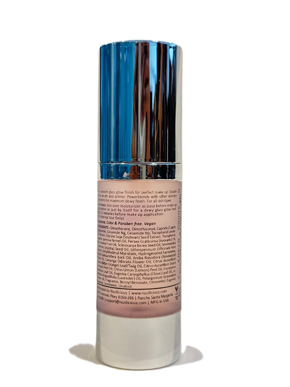 Professional Grade Flawless Makeup Primer – Smooth, Hydrating, Dewy Base With Plant Oils, Ceramides & Seaweed Extracts | Vegan & Cruelty-Free | 1 oz - Image 7