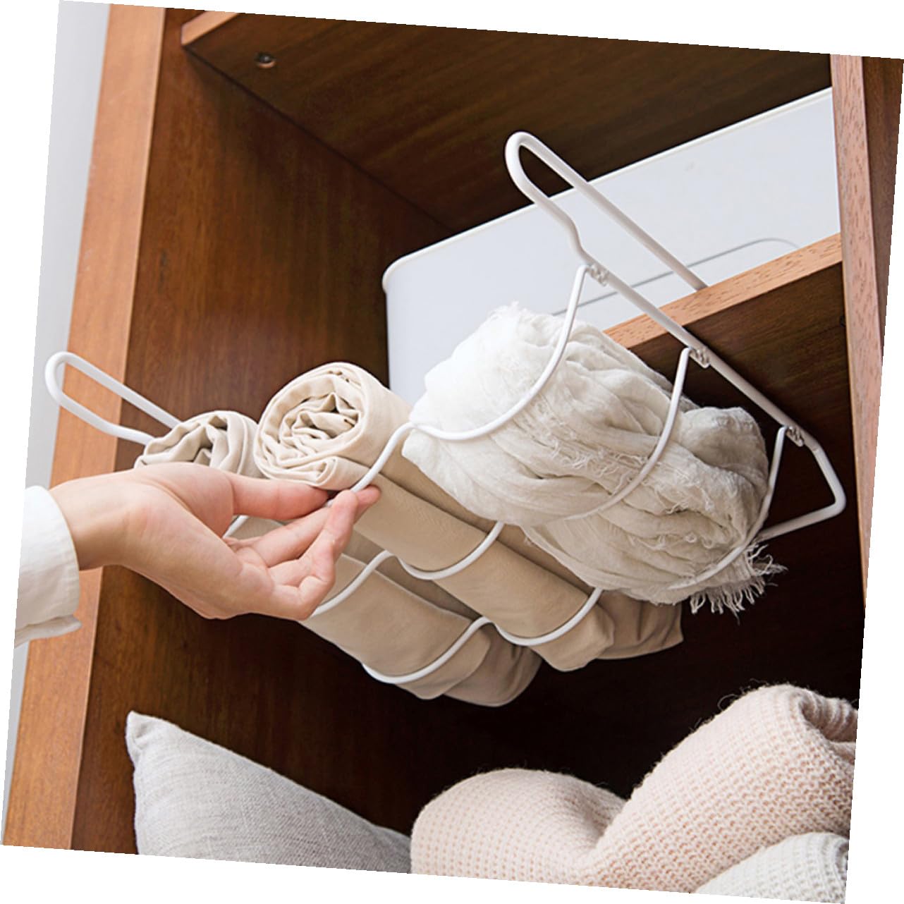 Étagère de Rangement Résistante la Rouille en Fer Blanc pour Réfrigérateur pour Organiser Bouteilles et Canettes et Capacité de Charge Élevée en Club ou Domicile