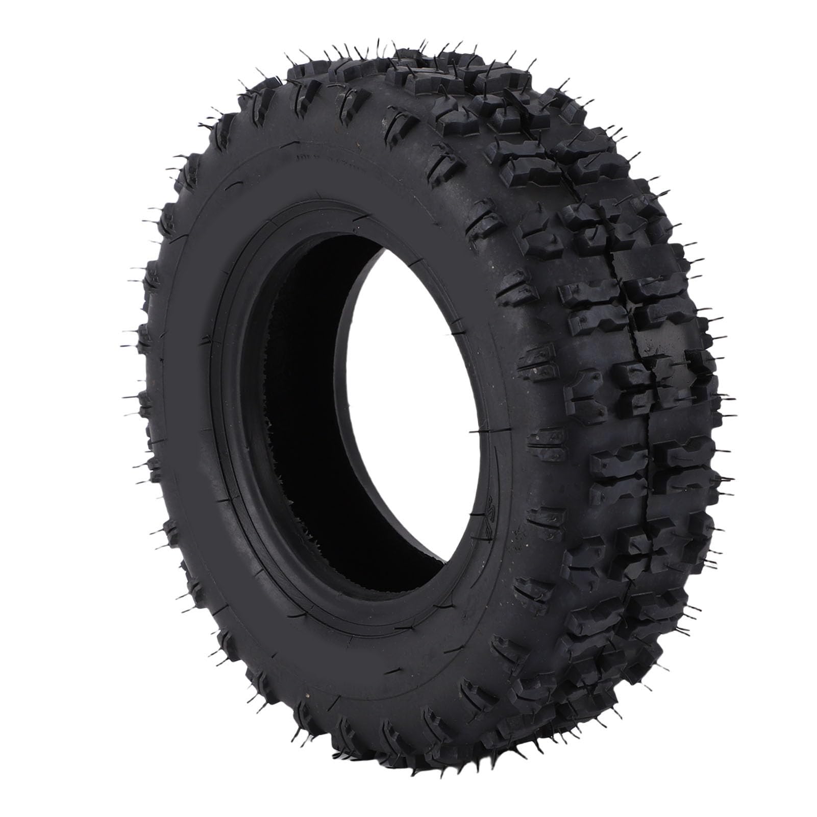 Tbest Pneu sans Chambre à Air ATV 4.10-6, Pneu en Caoutchouc Antidérapant Anti-Explosion pour Souffleuse à Neige Go Kart, équipement de Pelouse Quad Chinois