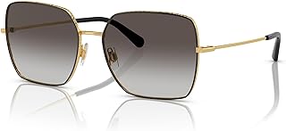 Dolce&Gabbana Dolce & Gabbana DG2242-13348G Sunglasses Black Gold/Grey Gradient 57mm
