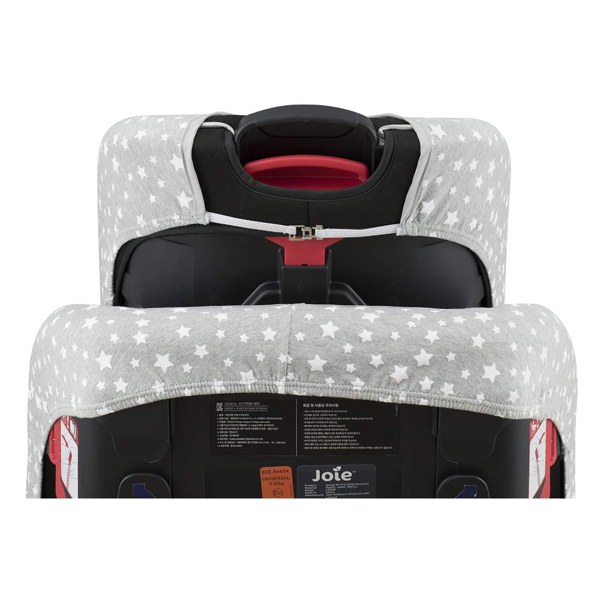 JYOKO Kids Bezug für Autositz Kompatibel mit Joie Stages, Every Stages, aus Baumwolle (White Star)