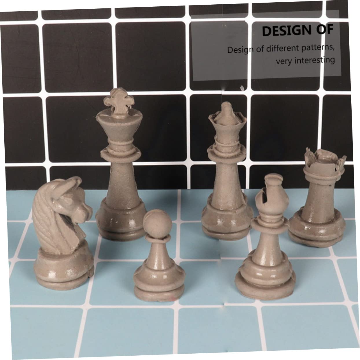 Molde De Silicona Para Chocolate y Tartas Diseño Ajedrez 3d, Antiadherente, Seguro y Flexible, 12 Piezas, Para Hornear Fondant y Repostería Creativa