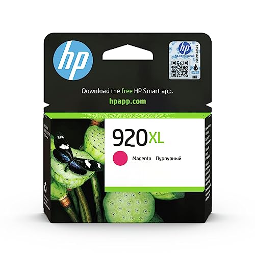 HP CD973AE 920XL High Yield Original Ink Cartridge, Magenta, Single Pack