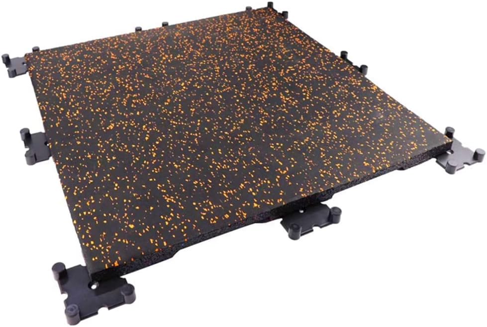 ZONOBI Exercise Mats Interlocking Rubber Gym Floor Mats Tiles Heavy