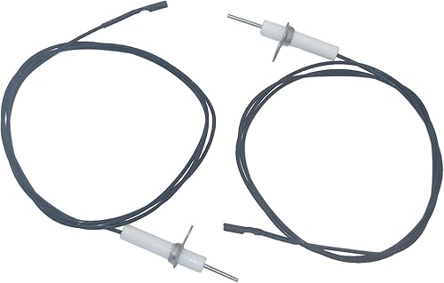 Miniatura 3 de METER STAR 2 piezas de alambre de encendido de 38 pulgadas y electrodo de cerámica de repuesto, electrodo de encendido puede doblarse DIY para