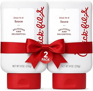 Chikfila Sauce 8 oz. Squeeze Bottle 2 Pack – Resealable Container for Dipping, Drizzling, and Marinades