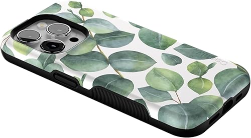 Vista 309 de Casely Funda para iPhone 15 Pro Jardín Secreto Flores mixtas Funda atrevida Compatible con MagSafe y botón de acción Jardín Secreto Floral