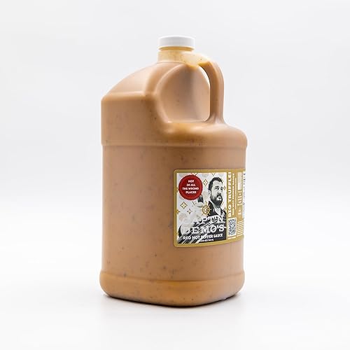 Miniatura 10 de CAPTAIN DEMO's BIG TRUFFLE - Salsa de pimiento rojo picante, el paquete original de botella individual con botella de viaje, salsa picante gourmet