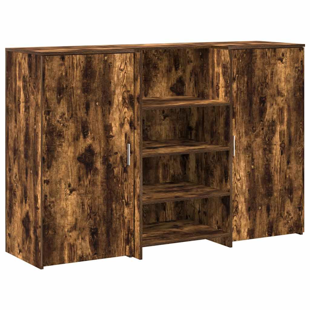 Reception - Banco di incenso, 155 x 50 x 103,5 cm, in legno con spazio di archiviazione, per ufficio, casa, ufficio, clinica, salone