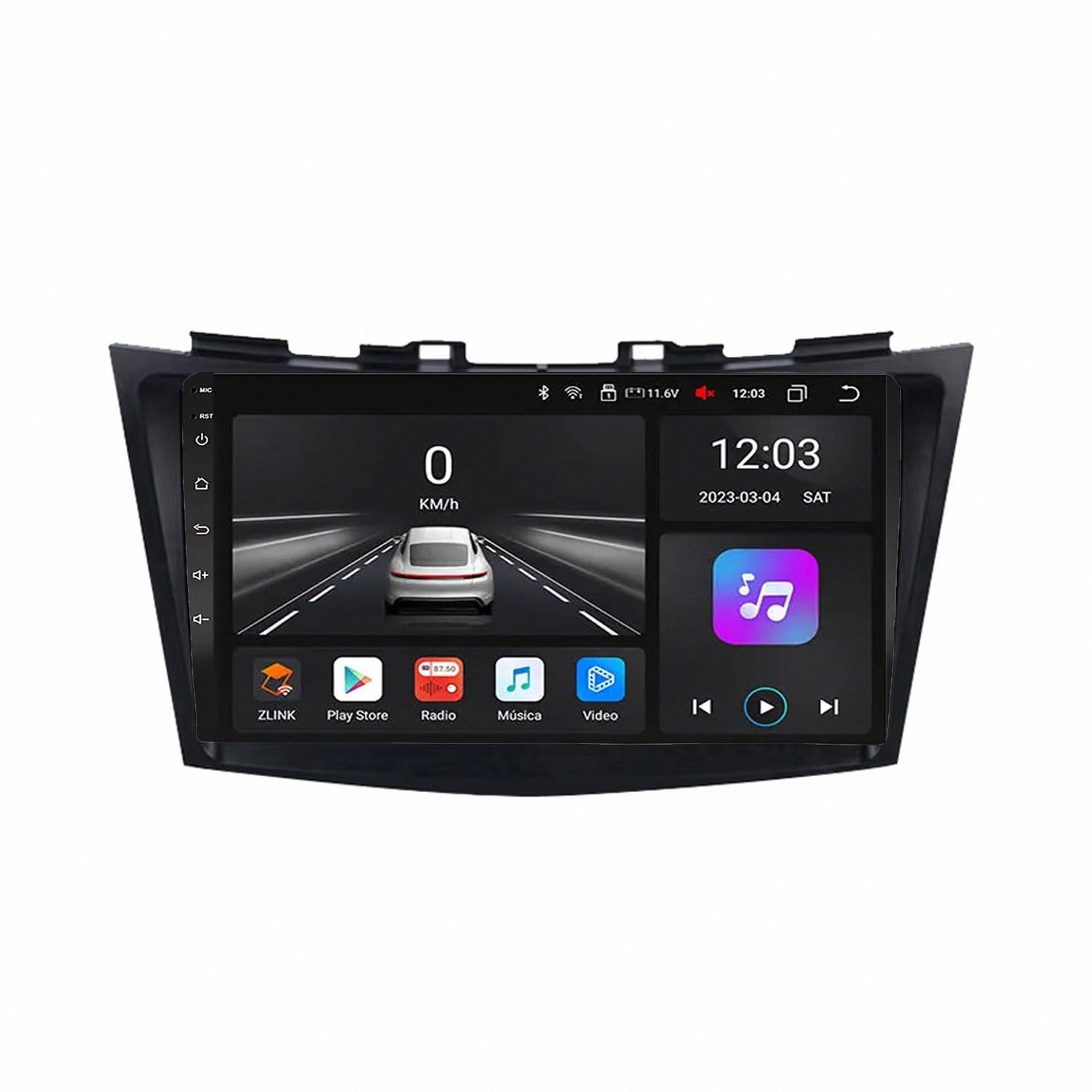 Radio coche 2 DIN para Suzuki Swift 2010-2015 con Carplay inalámbrico y Bluetooth 8