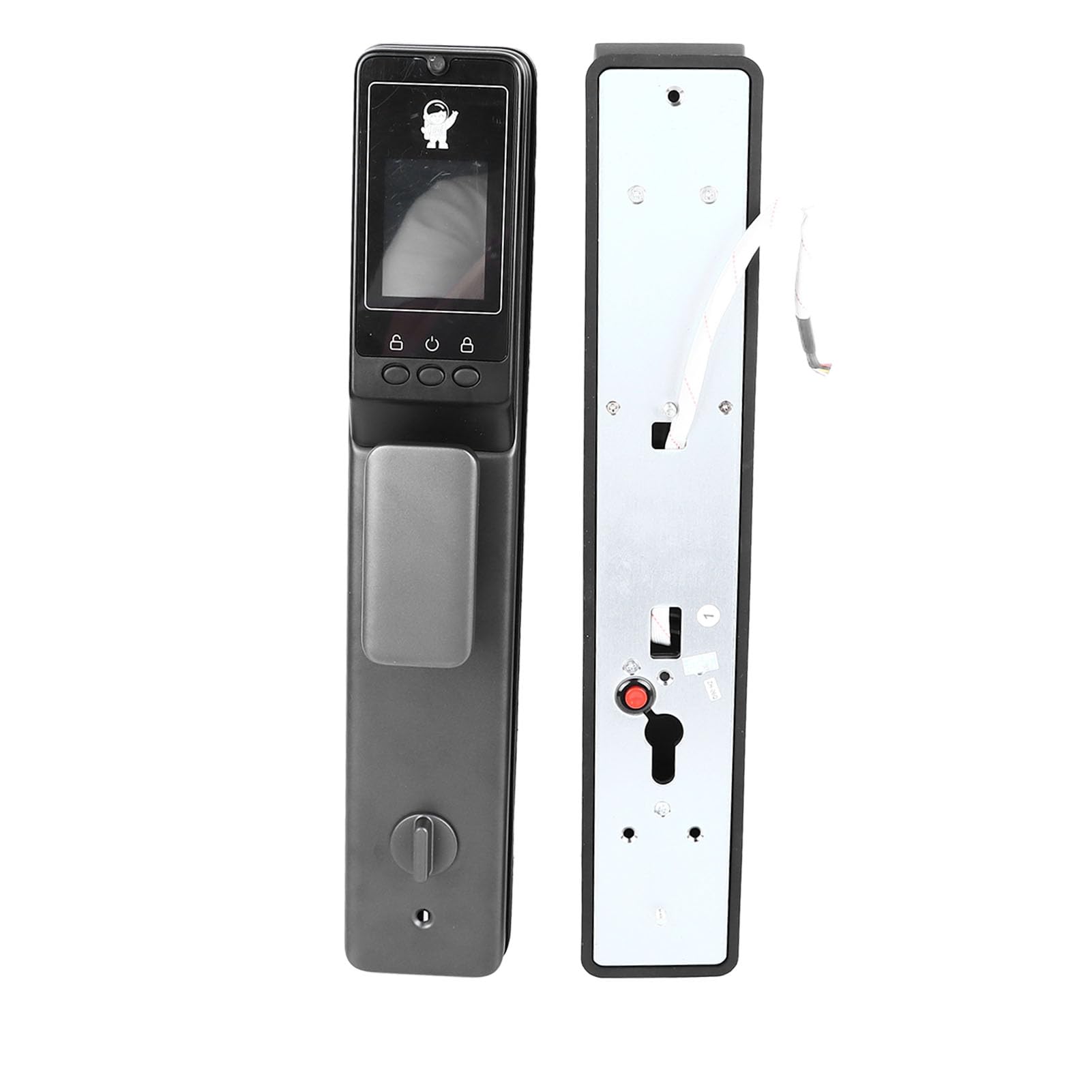 Serrure de porte intelligente sans clé avec identification d'empreintes digitales, reconnaissance faciale 3D, mot de passe, clés, serrure électronique pour la maison, l'appartement, le bureau