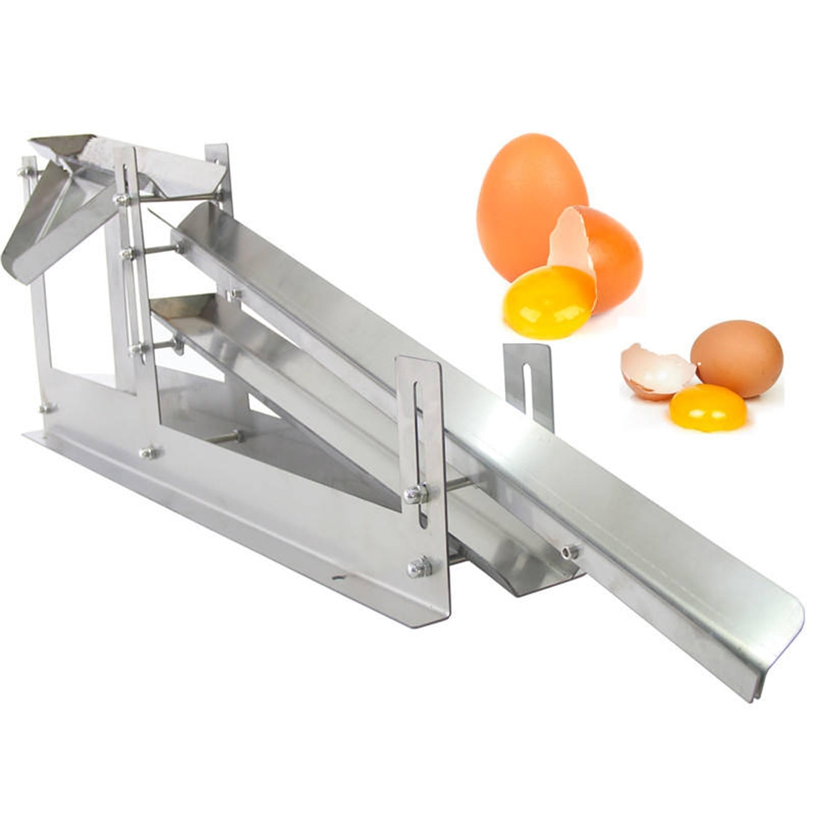 Separatore per tuorlo d'uovo, divisore per liquidi in acciaio inox, per uova di anatra e gallina, altezza regolabile, uscita 500-800 pezzi/h, ideale per pasticcerie