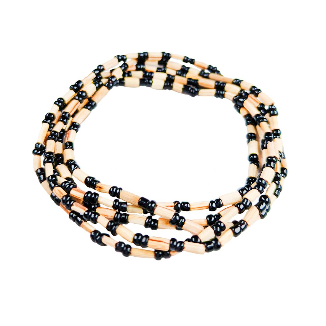 MAYAPURI Original 2 Round Tulsi Kanthi Mala/Holy Basil Wooden Mala, Adults Unisex (Black)-image-49
