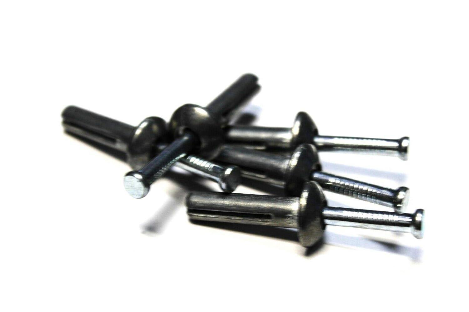 1/4" x 1" Hammer Drive Concrete Anchor - Zinc 100 Pcs Screw Anchors B2B