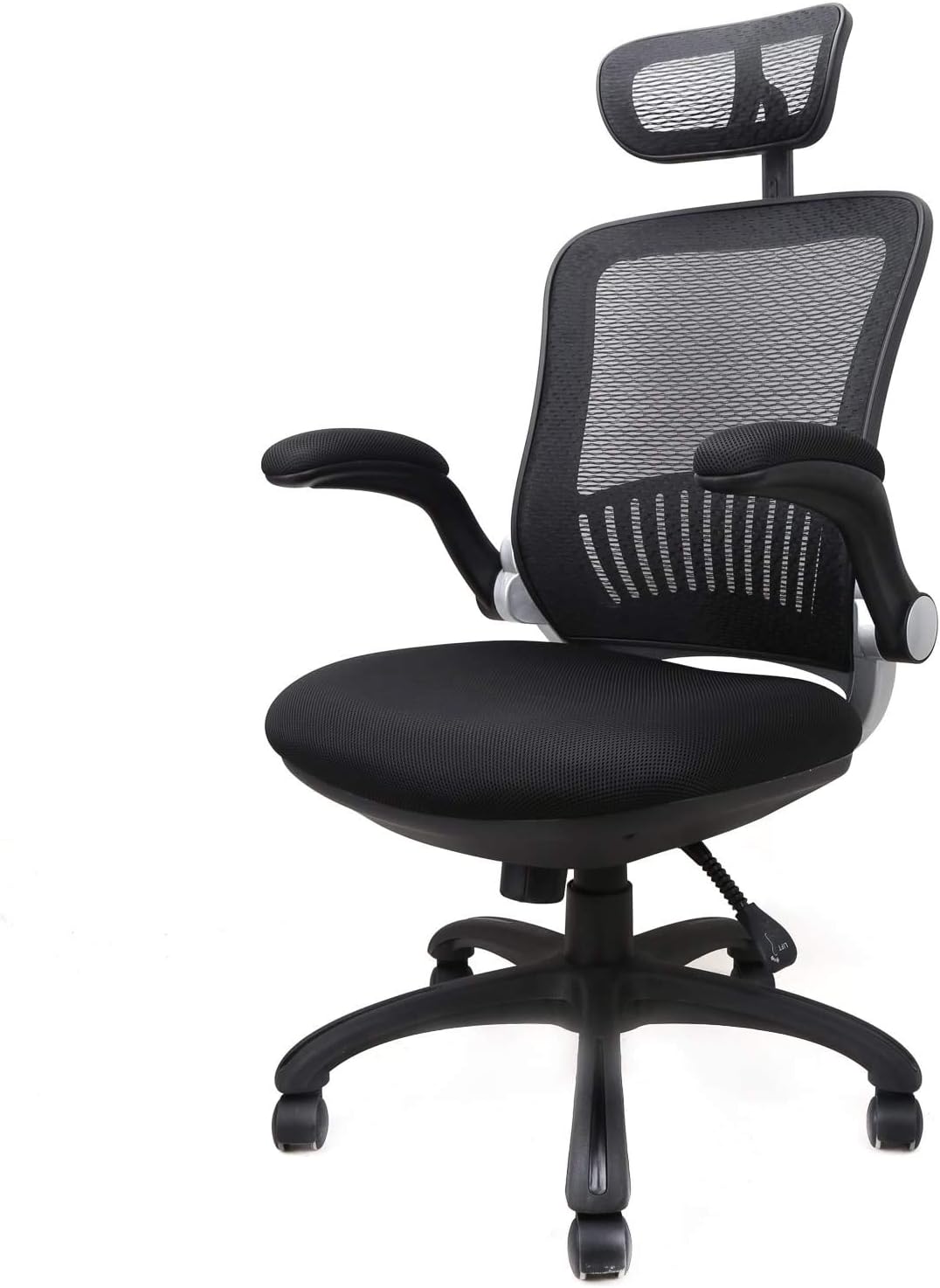 Ergonomic Office Chair, Home Desk Chairs High Back Computer Task Chairs with Adjustable, Backrest, Headrest, Armrest and Seat Height for Conference Room Executive Chairs(B)