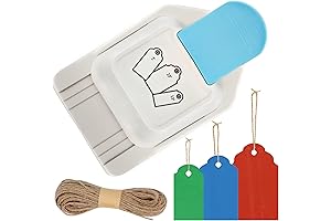 Paper Craft Tag Punch with Bonus Hemp Rope