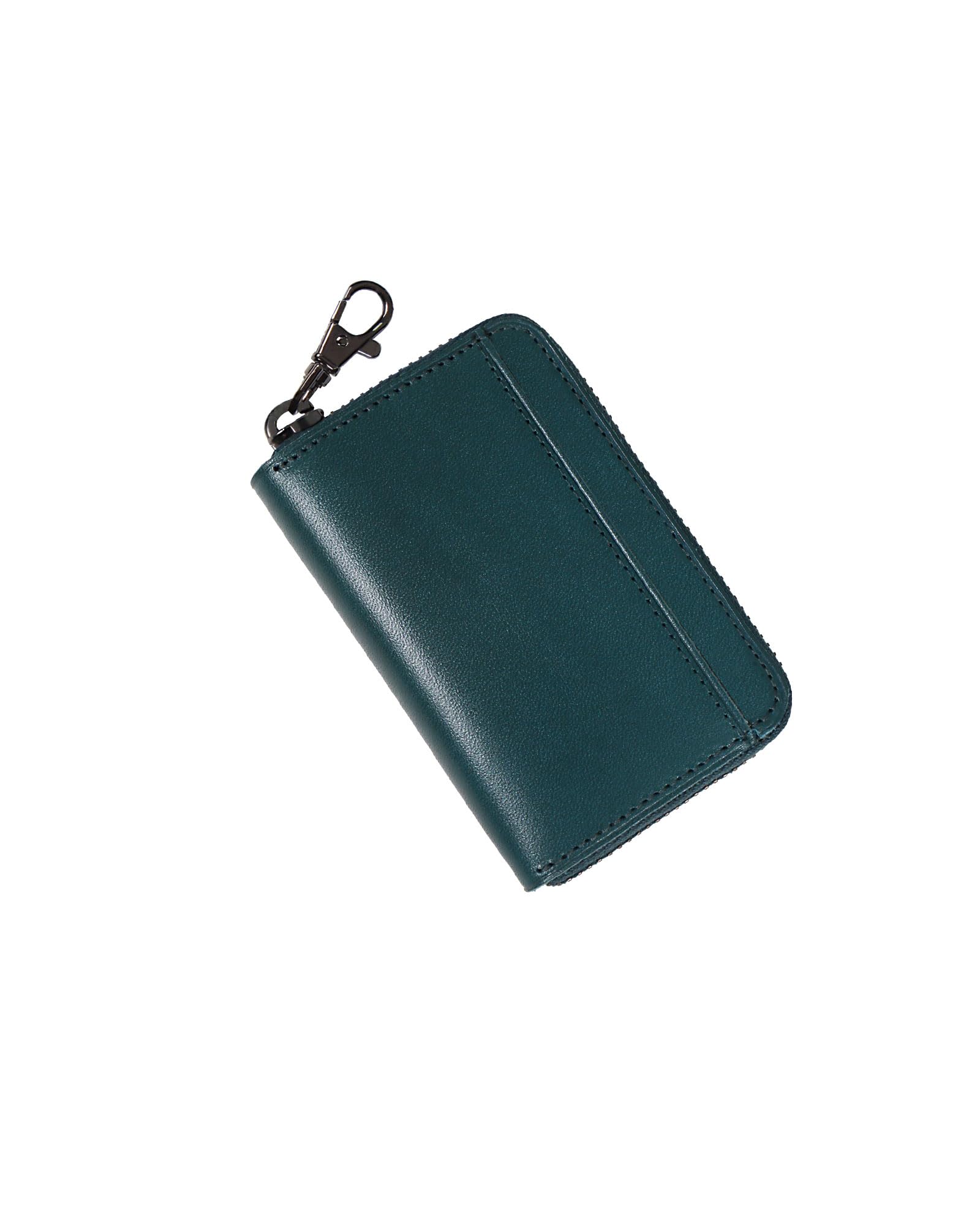 Aoita Men's Key Case, Tochigi Leather, Made in Japan, Multifunctional, Genuine Leather, 5 Hooks, Zipper, Smart Key Case, Car, Key, Compact, Card Holder, Key Case, Gift, blue : Clothing, Shoes & Jewelr
