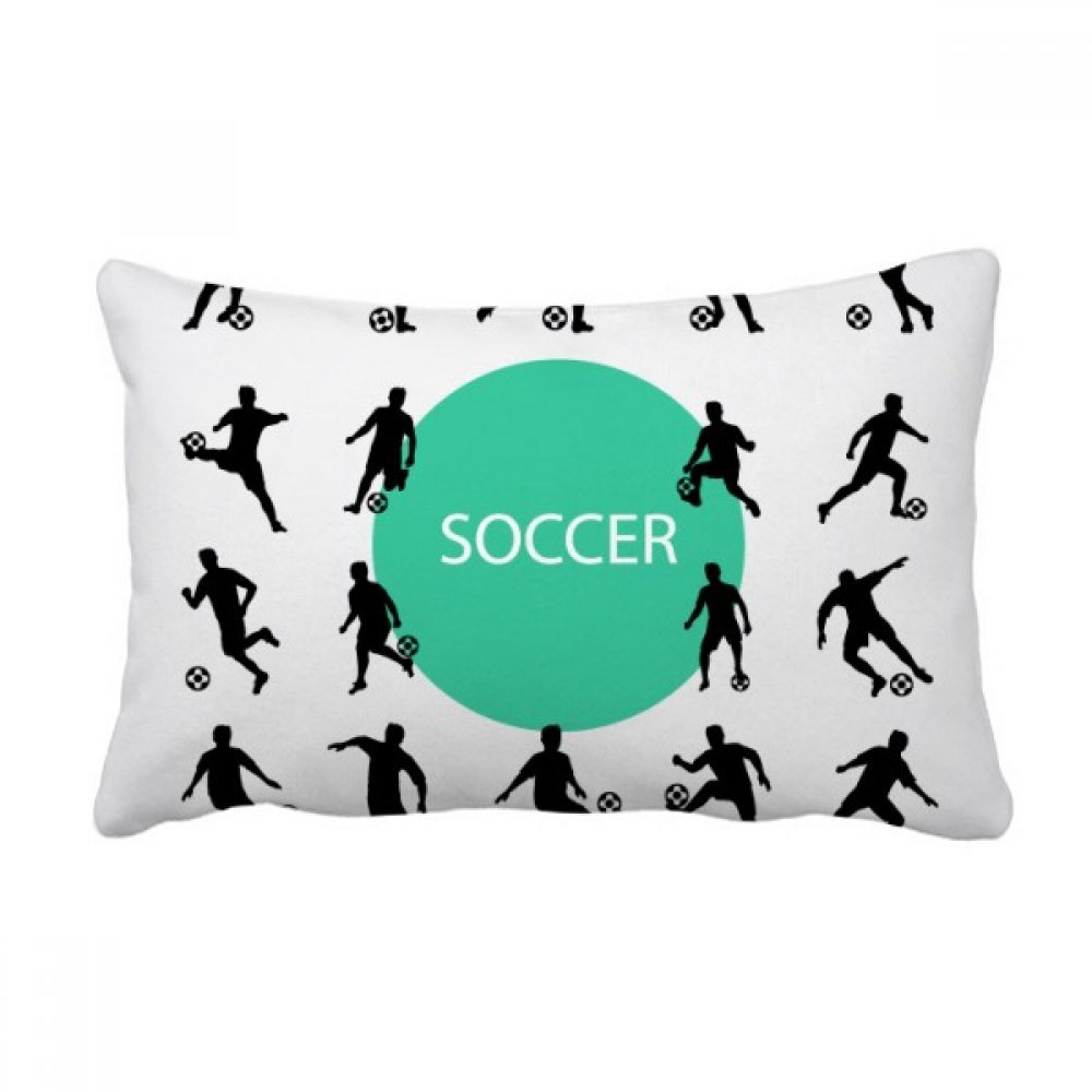 Oreiller de football rectangulaire multicolore une idée cadeau originale pour fan de sport