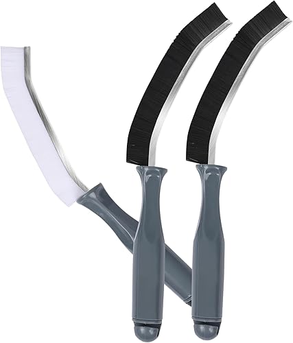 Cepillo de limpieza de huecos para fregadero, cepillo de limpieza de hendiduras de cerdas duras para el hogar, baño, cocina, cepillo de limpieza de