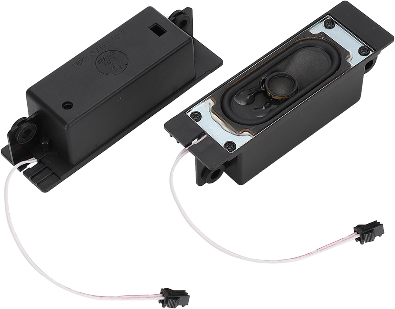 Loudspeaker Sound Amplifier component, a 2 piece Full Range TV Speaker set rated at 8 Ohm 10W for repairing or building LCD TV Speaker Units