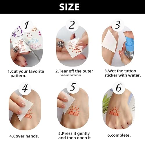 Miniatura 6 de Kit de tatuaje de henna 10 unidades tatuaje temporal calcomanías Adul patrón de encaje tatuajes falsos calcomanías de henna para mujeres y niñas