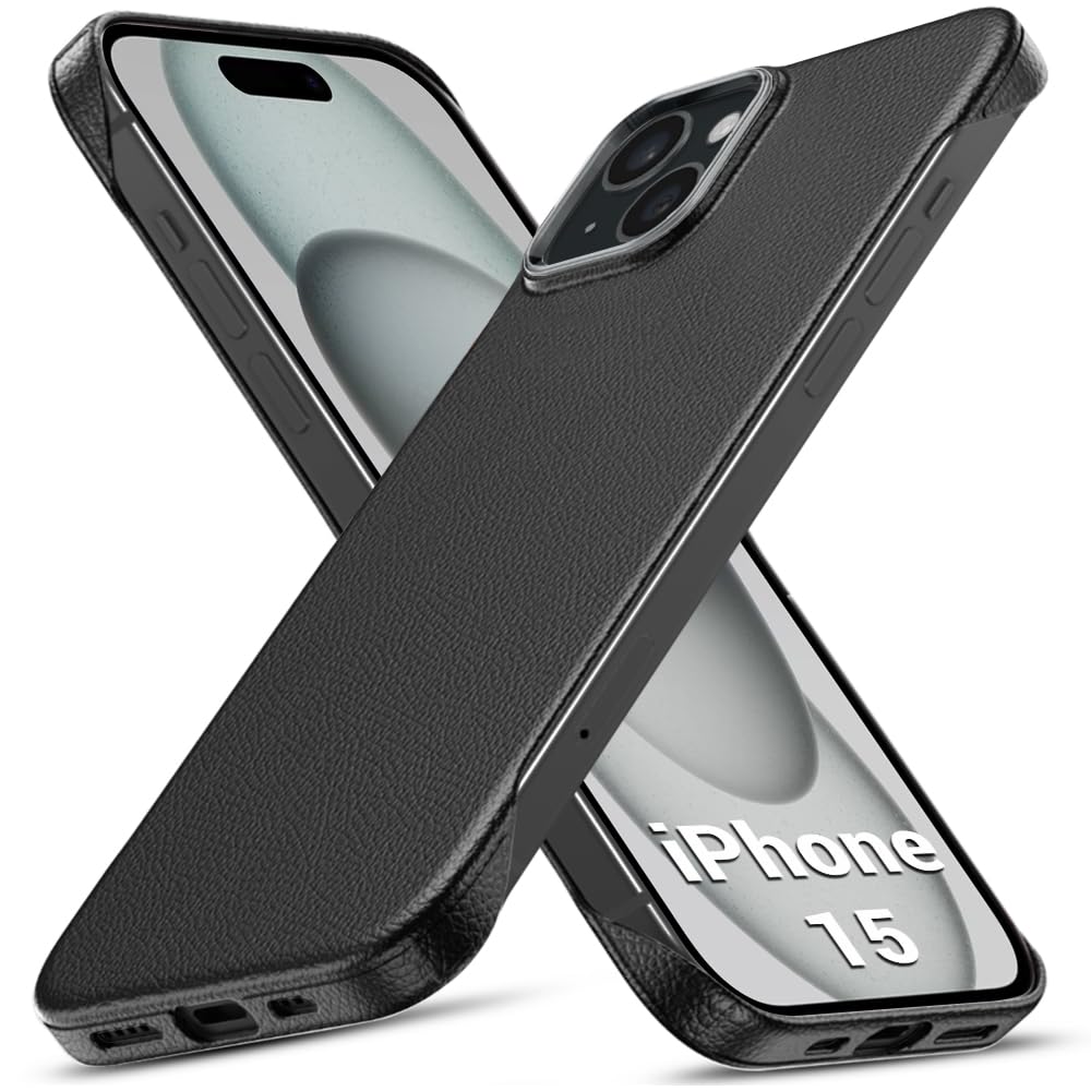 TheGiftKart Hybrid Ultimate Slim Back Case Cover for iPhone 17 Pro | Lightweight Profile | Hard Back Case Cover for iPhone 17 Pro (PC & TPU, Metal Camera Ring, Leather Texture Finish, Grey) — Amazon image 14