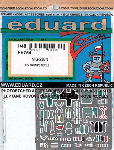 Eduard P-etch Zoom 1:48 MiG-23BN corrigez les détails TRU05801