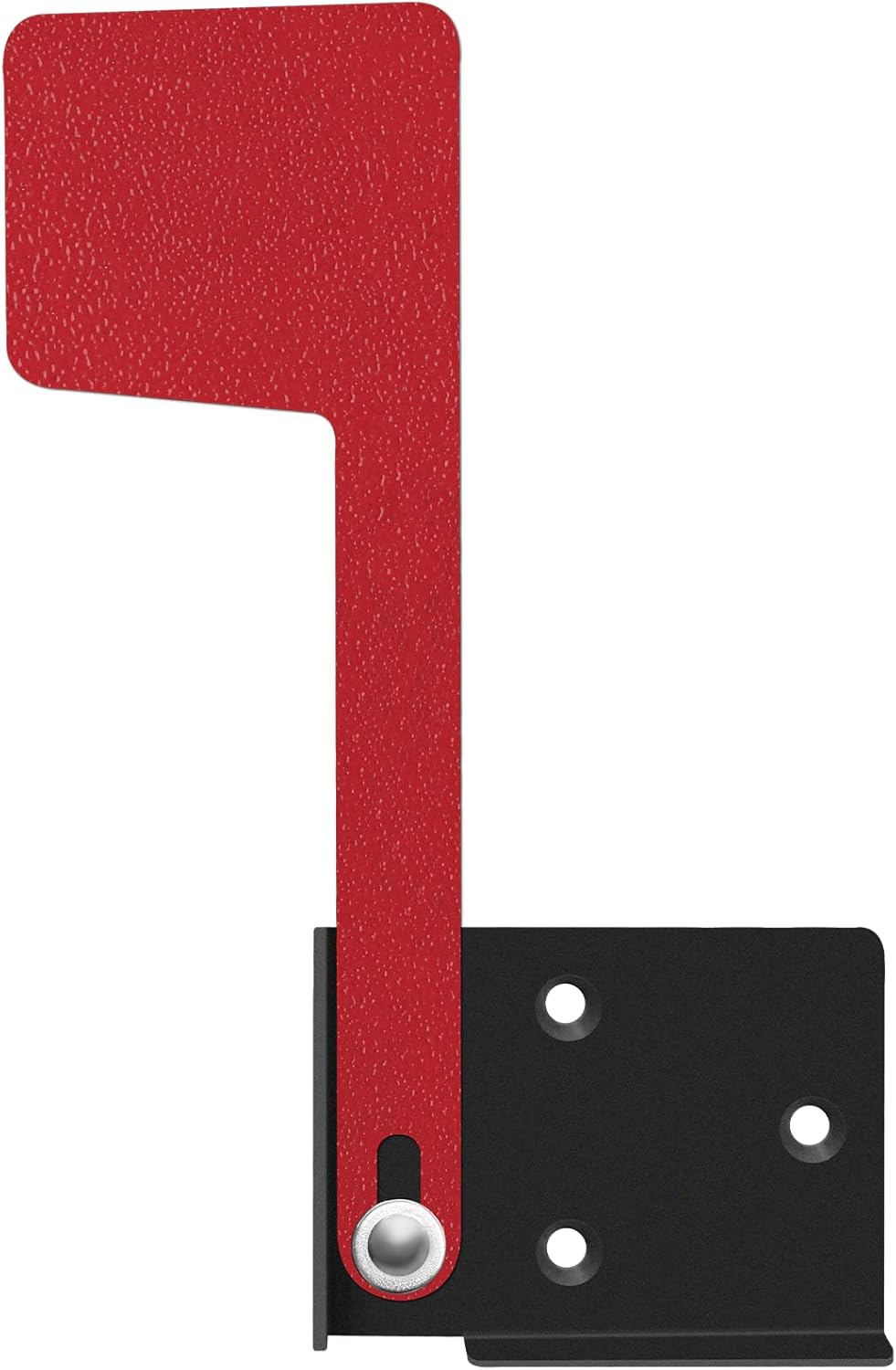KYODOLED Metal Mailbox Flag Kit with Number Sticker, Professional 3M Adhesive Red Flag for Wall/Post-Mount Mailbox, No Tools Needed