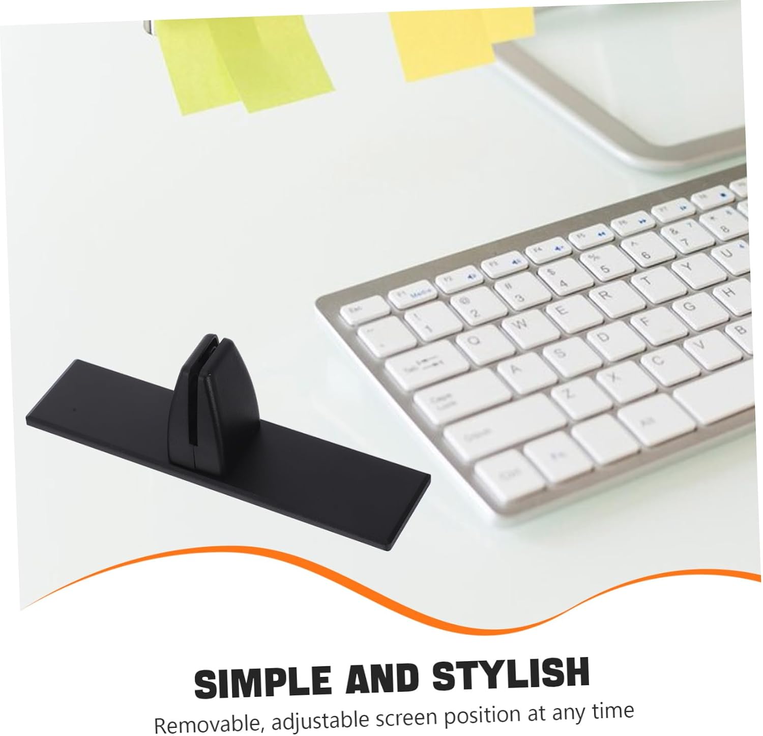 Gadpiparty Desktop Acrylic Partition Clamp Bracket T-Shaped Holder for Movable Office Screens Minimalist Design for Enhanced Workspace Privacy and Flexibility