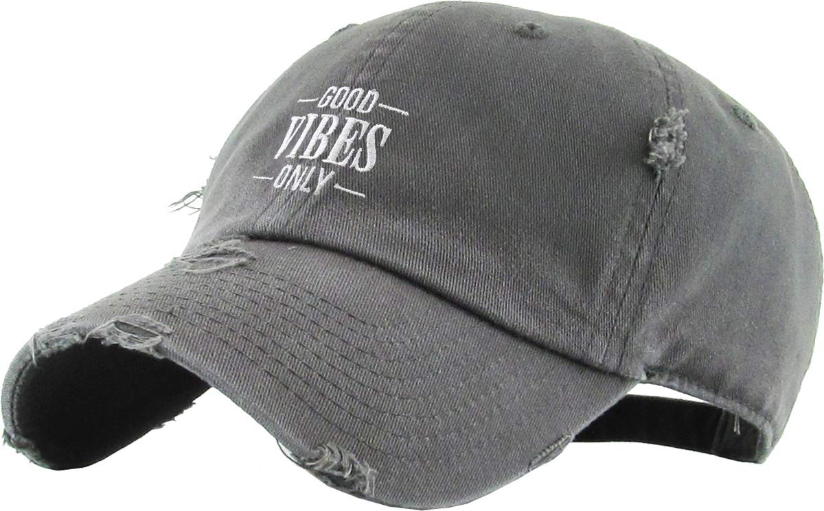Rose Flowers Love Good Vibes Men Women Dad Hat Baseball Cap Adjustable Unisex