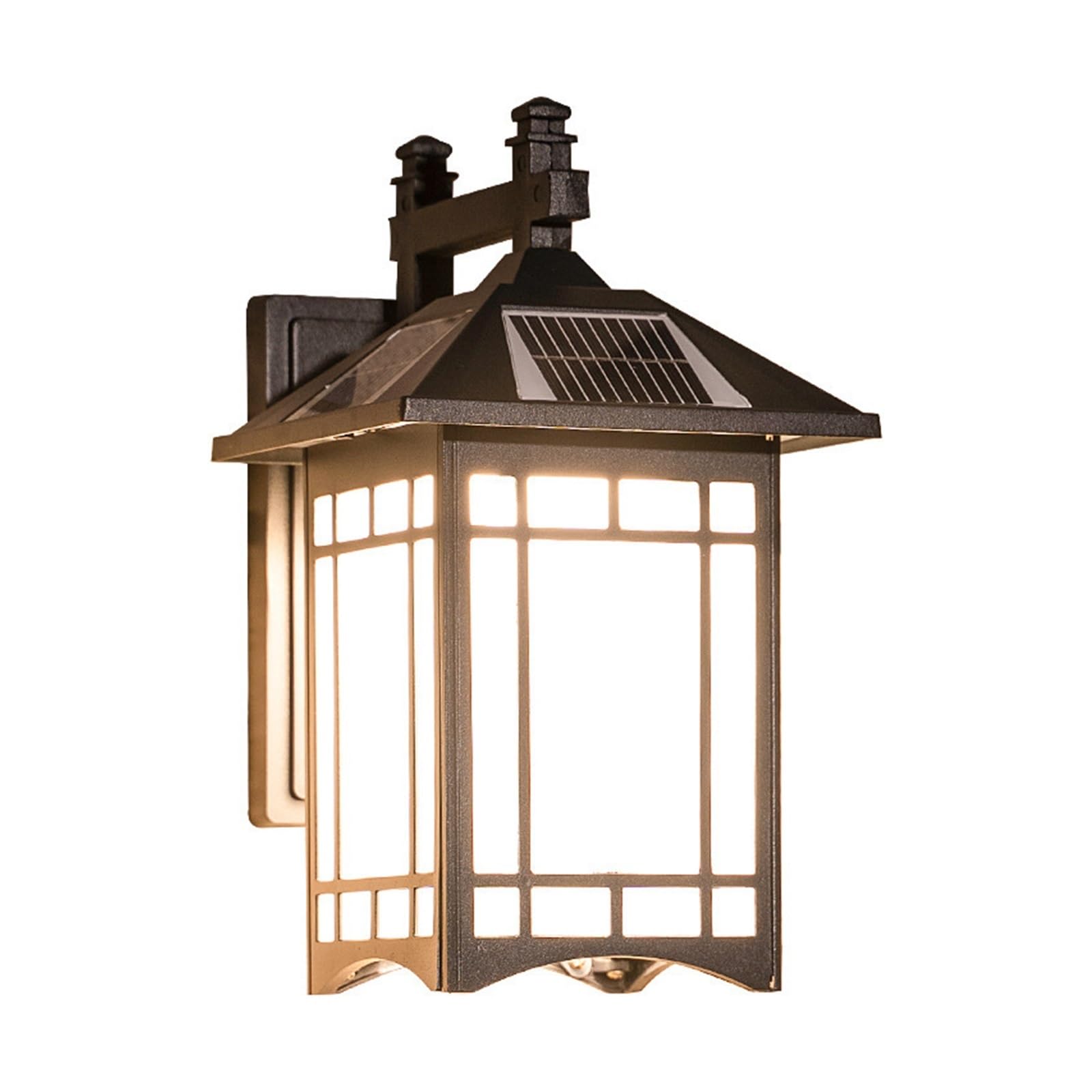 Applique murale solaire pour illuminer vos soirées sur la terrasse extérieure