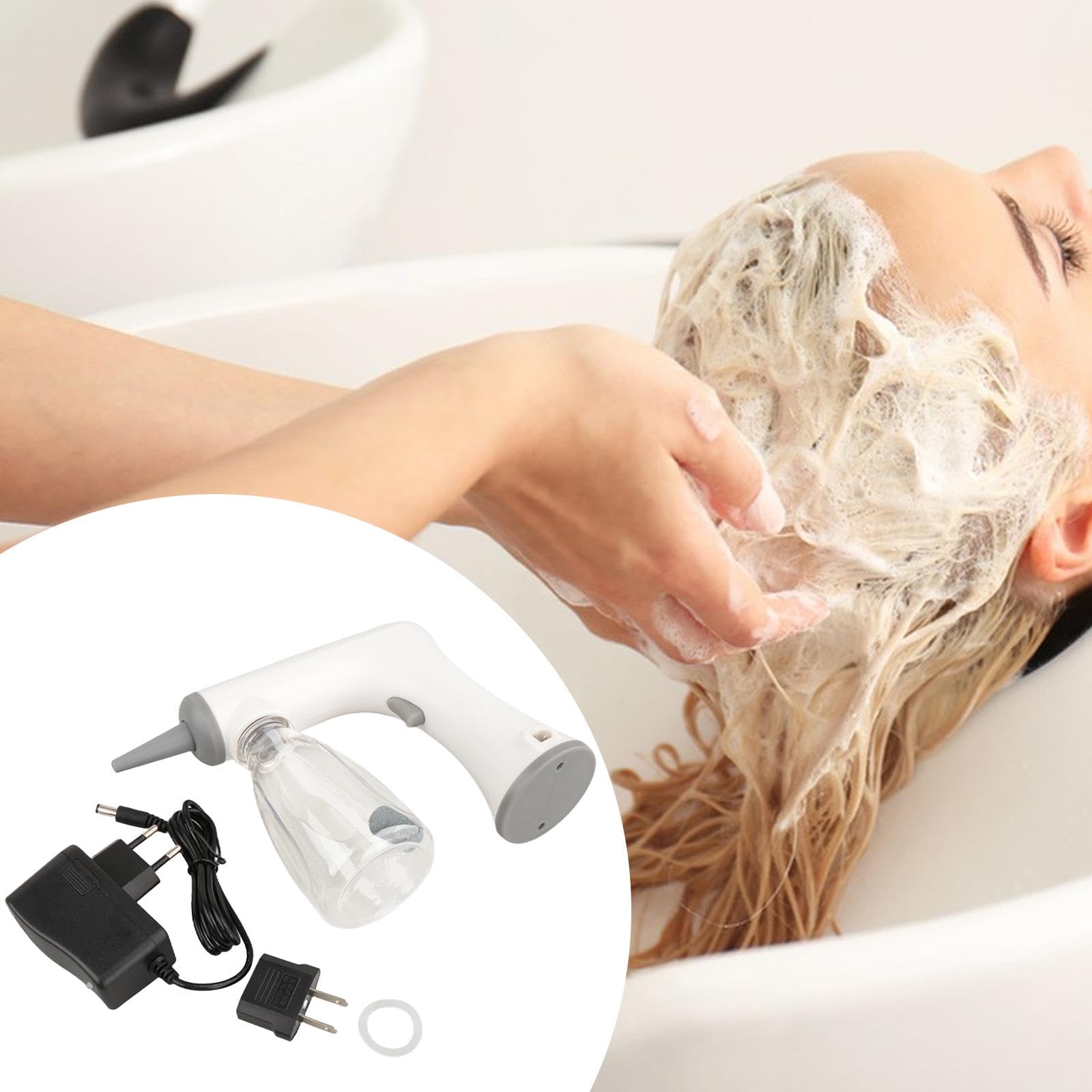 Dauerwellenschaumgerät, Praktisch Und Tragbar, Leicht, für Schönheitssalons. für Kalt Und Warmdauerwellen, Weiß 150ml