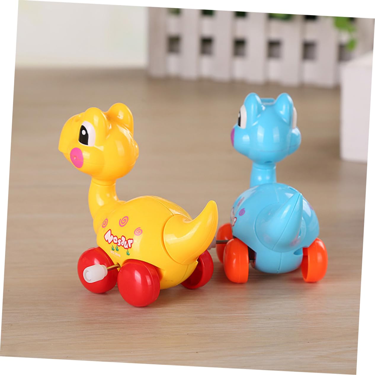 FOYTOKI Wind-up Dinosaur Toy for Kids Cartoon Clockwork Dinosaur with Moving Parts Plastic Small Toys Ideal for Easter Party Favors and Children S Playtime - Image 3