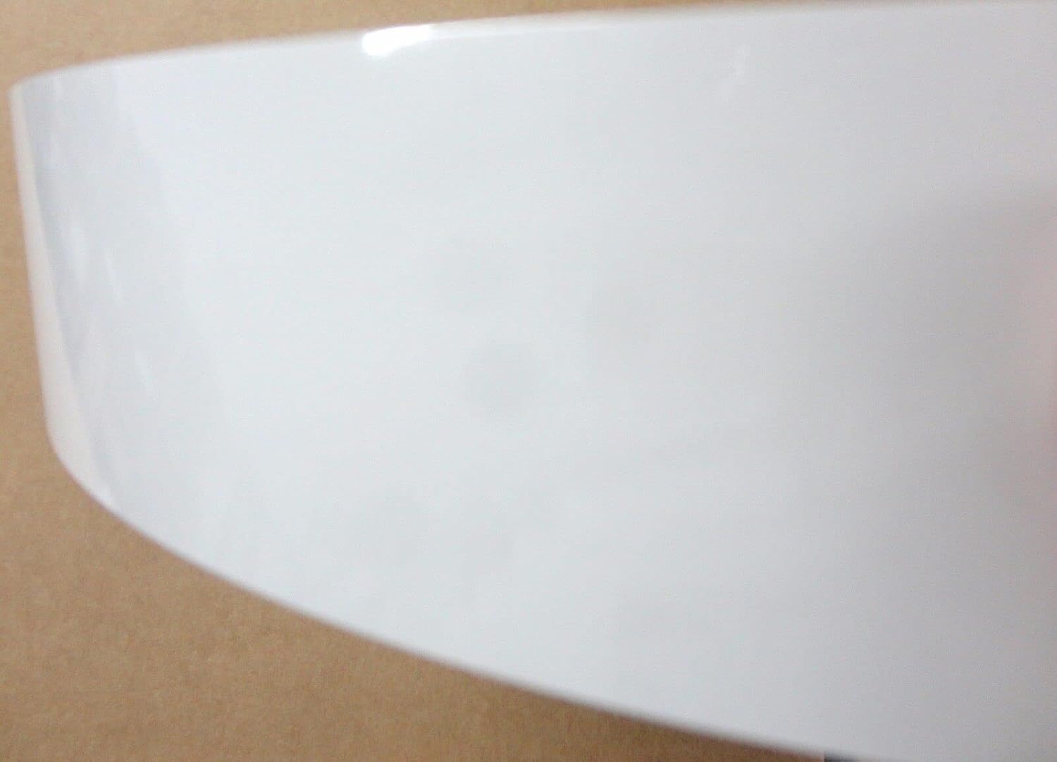 White High Gloss PVC edgebanding 2" x 120" inches preglued hot melt Adhesive