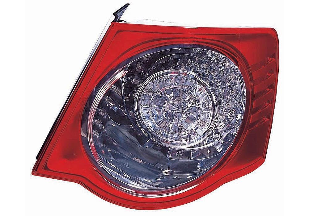 Depo 2012117 Piloto Trasero, Con Portalámpara, Led, Exterior Derecho
