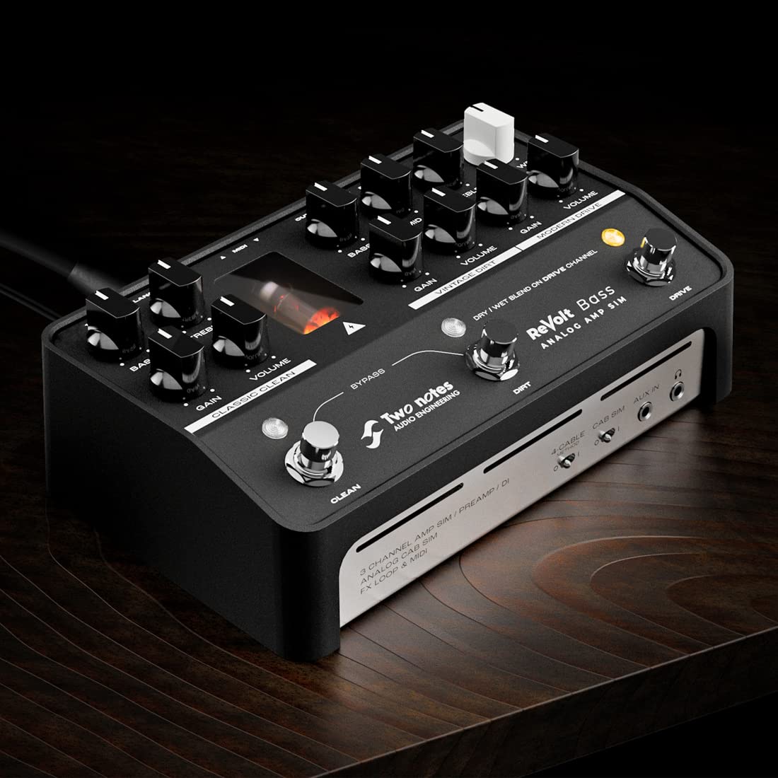 Two Notes ReVolt Bass Preamp Simulator + cavo jack
