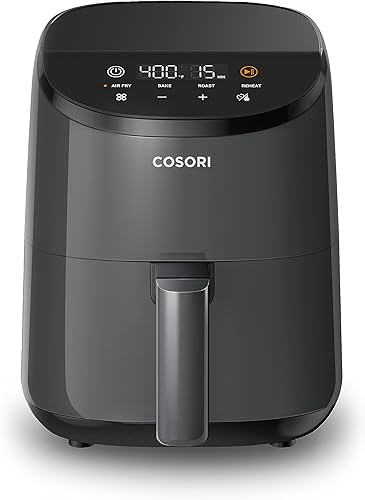 Miniatura 2 de Cosori Mini freidora de aire de 2.1 cuartos de galón, freidora de aire pequeña 4 en 1, para hornear, asar, recalentar y hervidor eléctrico de 1.5 L